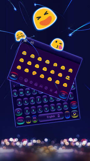 Fluorescent neon Keyboard screenshot 2