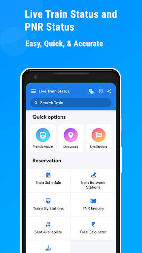 Live Train Status : PNR Status screenshot 1