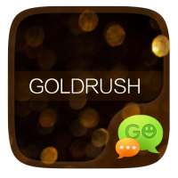 GO SMS GOLD RUSH THEME