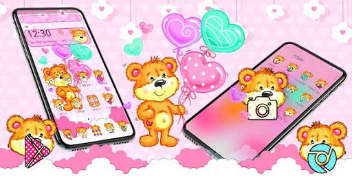 Love Balloon Teddy Bear Theme🐻 screenshot 4