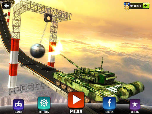 Impossible Army Tank Driving Simulator Tracks screenshot 6