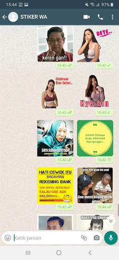 Stiker WA Lucu Keren Kocak WAStickerApps screenshot 2