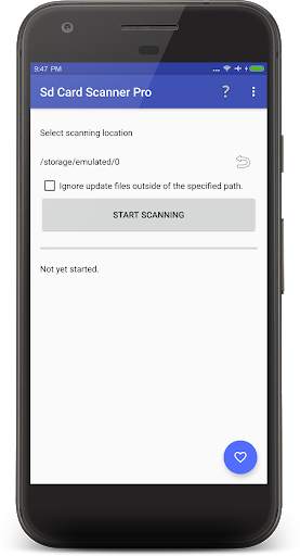 Rescan SD Card screenshot 1
