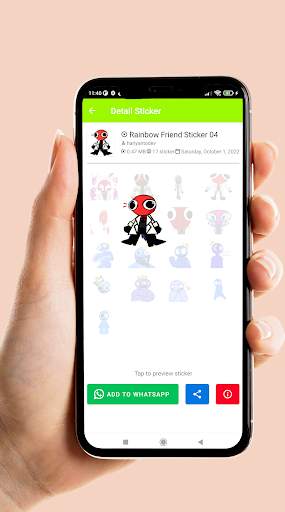 Rainbow Friend Sticker WA screenshot 8