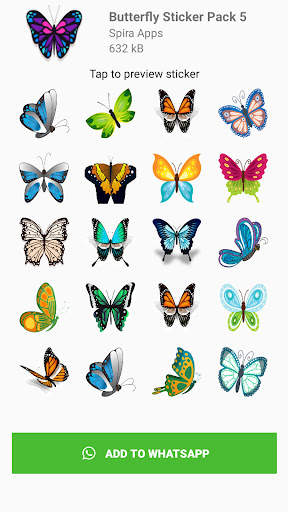 Butterfly Sticker For Whatsapp screenshot 7