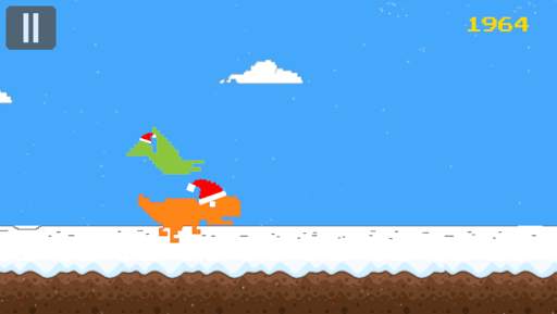 T-rex runner - Christmas Games Color screenshot 7