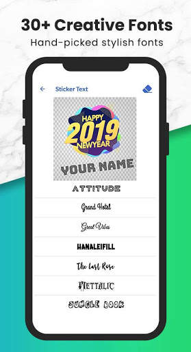 Fancy Text   Sticker Maker (WAStickerApps) screenshot 6