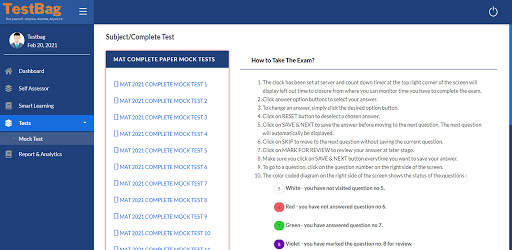 Mat Online test app screenshot 13