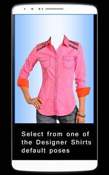 Woman Designer Shirt Foto Edit screenshot 1