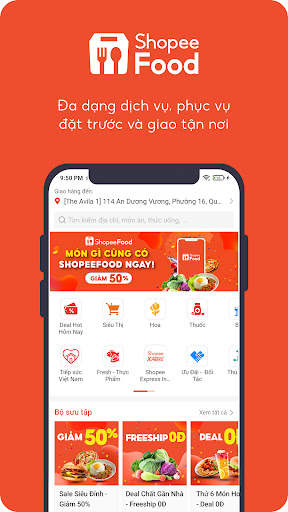 ShopeeFood - Ứng dụng giao món screenshot 1