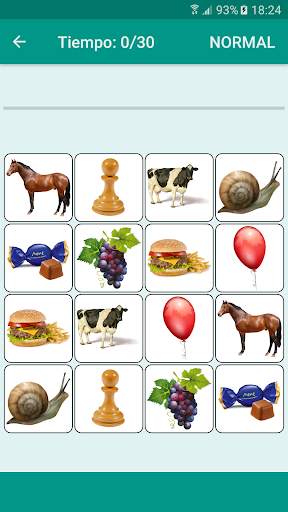 Juego de memoria Picture Match screenshot 1