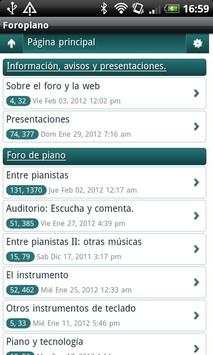 Foro de piano screenshot 1