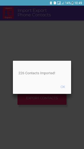 Export import contacts screenshot 5