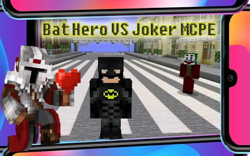Joker vs Bat Mod Minecraft screenshot 1