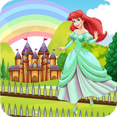 Adventures Princess Ariel World Run - First Game icon