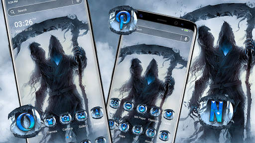Grim Reaper Launcher Theme screenshot 3