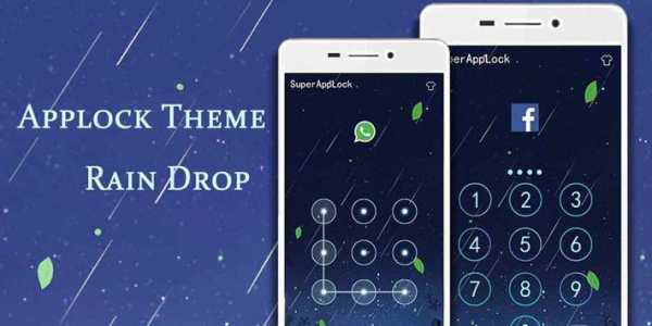 Applock Theme RainDrop screenshot 1