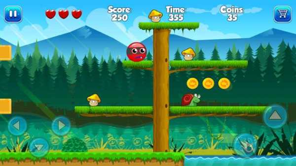 Super Bounce Red Classic Ball Adventure screenshot 2