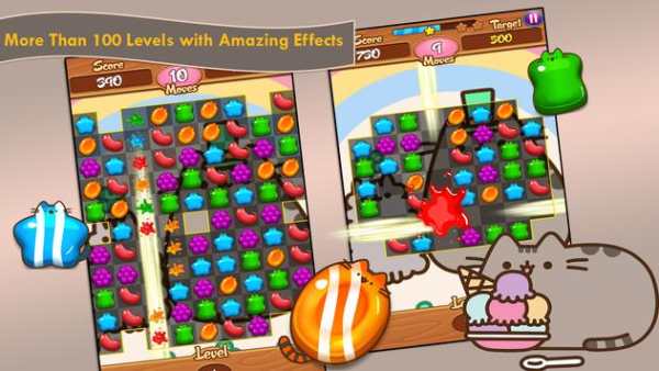 Candy Pusheen Kawaii Crush screenshot 2
