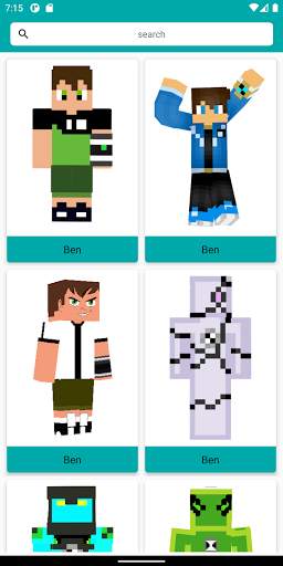 Ben Skins for Minecraft screenshot 1