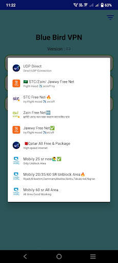 Blue Bird VPN screenshot 3