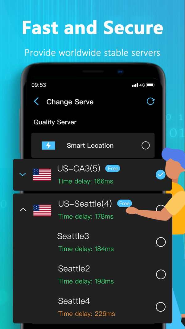 SurfFast VPN Pro - Unlimited screenshot 3
