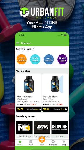 UrbanFit: All In One Fitness app & Nutrition Store screenshot 1