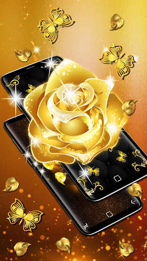Golden Rose APUS Live Wallpaper screenshot 3