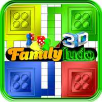 Family Ludo Fun 3D logo