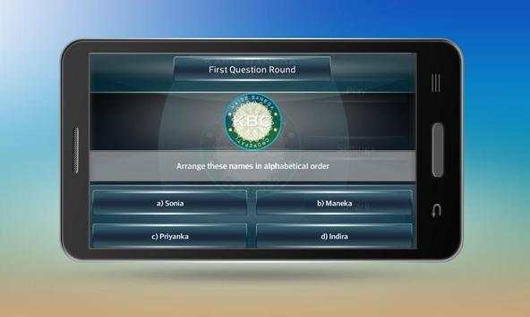 Quiz Game for KBC screenshot 2