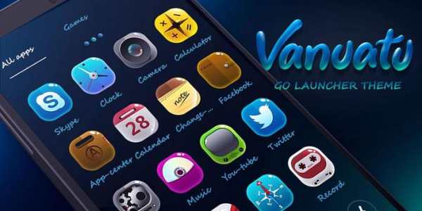 Vanvatu Go Launcher Theme screenshot 5
