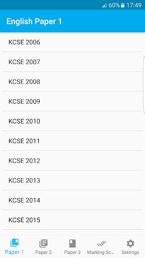 KCSE English - Past Papers and Marking Schemes screenshot 1