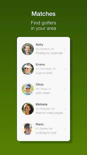 Meet Local Golfers Dating App - Golf Chat скриншот 1
