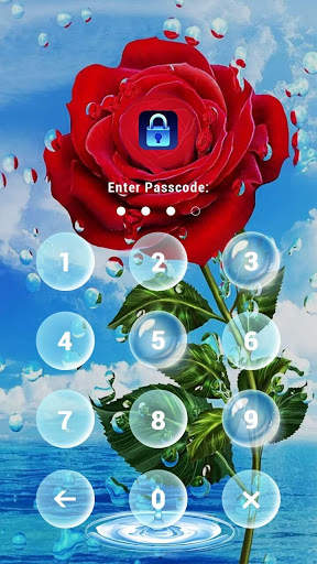 (FREE) Rose Flower - App Lock Master Theme 2 تصوير الشاشة