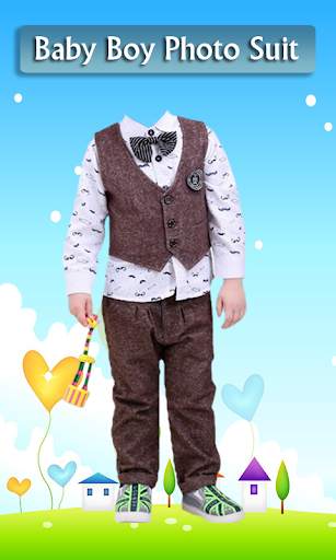 Baby Boy Photo Suit - cute baby girl stylish maker screenshot 1