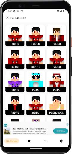 P3DRU Skins for Minecraft screenshot 1