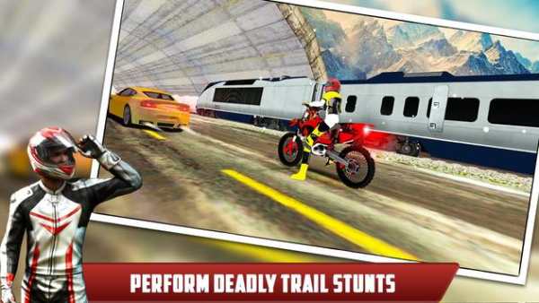 Trail Bike Vs Train Race screenshot 3