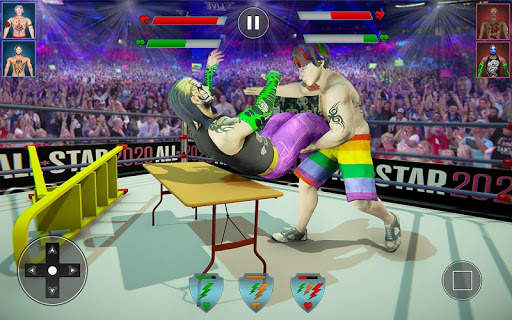 Ring Wrestling Revolution Cage Fighting Games 2021 screenshot 2