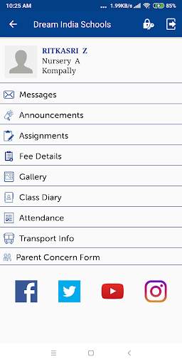 Dream India Parent Portal screenshot 3