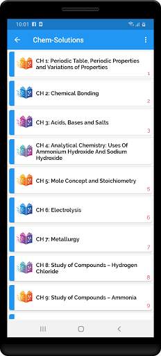 ICSE Class 10 Chemistry Solutions with mind maps 12 تصوير الشاشة