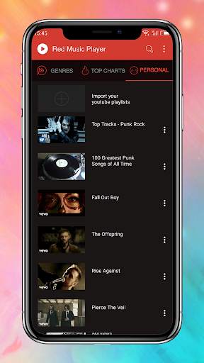 Free Music - Red Player screenshot 4