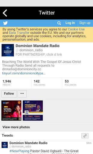 DOMINION MANDATE RADIO screenshot 5