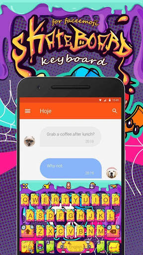 Skateboard Keyboard Theme screenshot 1