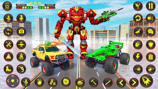 Monster Hero War Robot Games screenshot 1