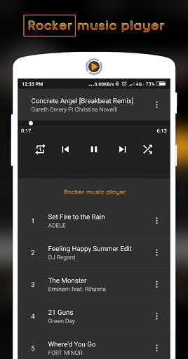 Rocker Music Player screenshot 2