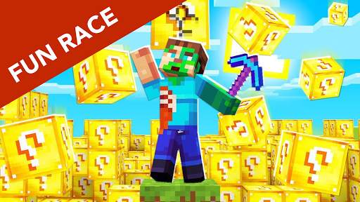 Lucky Block MOD for MCPE and Lucky Race Map screenshot 2