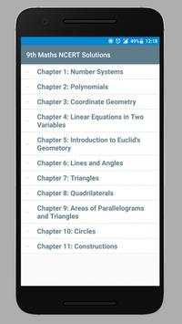 9th Maths NCERT Solutions screenshot 1