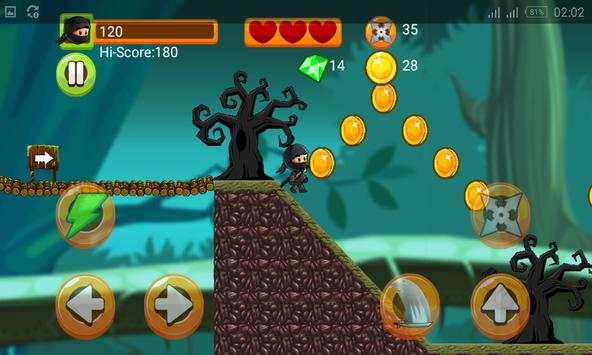 Ninja Adventures vs Zombies screenshot 2