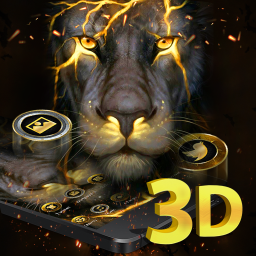 3D Golden Lion Parallax Theme🦁 icon