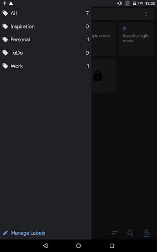 Dark Mode Notes screenshot 14